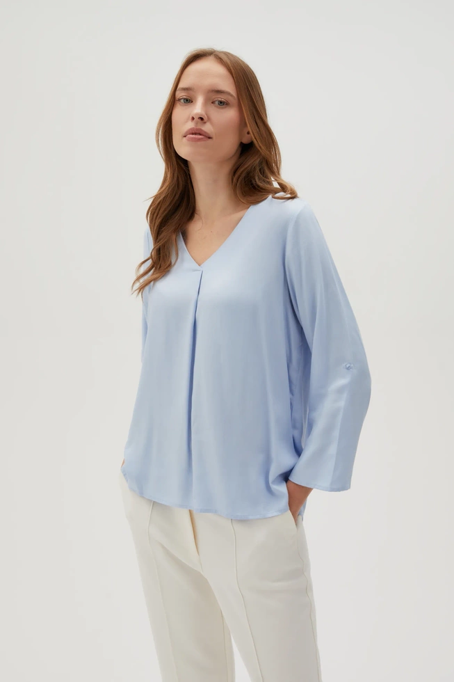 WOMEN'S SHIRT L-KO-4612 L.BLUE