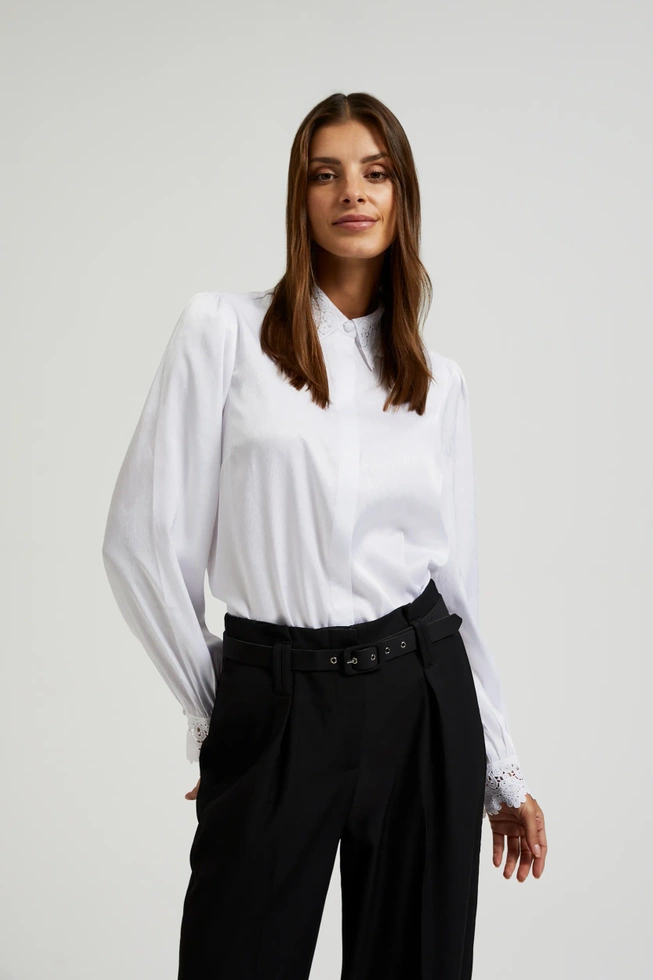 WOMEN'S SHIRT Z-KO-4531 OFF WHITE