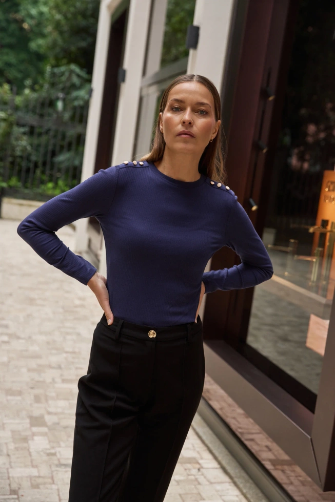 WOMEN'S LONGSLEEVE L-TS-4900 NAVY