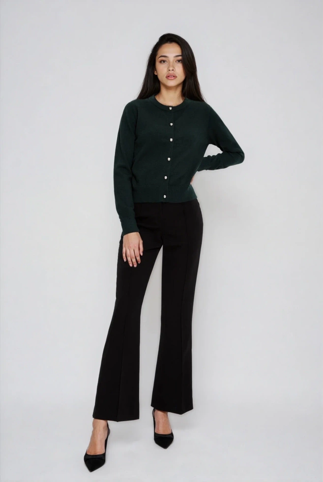 SWETER DAMSKI Z-SW-4869 D.GREEN