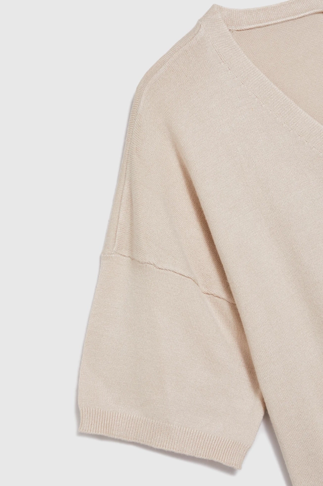 WOMEN'S SWEATER L-SW-4908 L.BEIGE