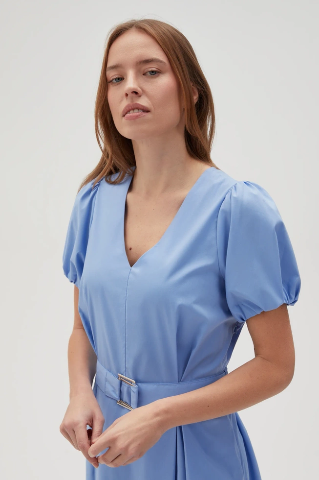 WOMEN'S DRESS L-SU-4615 BLUE