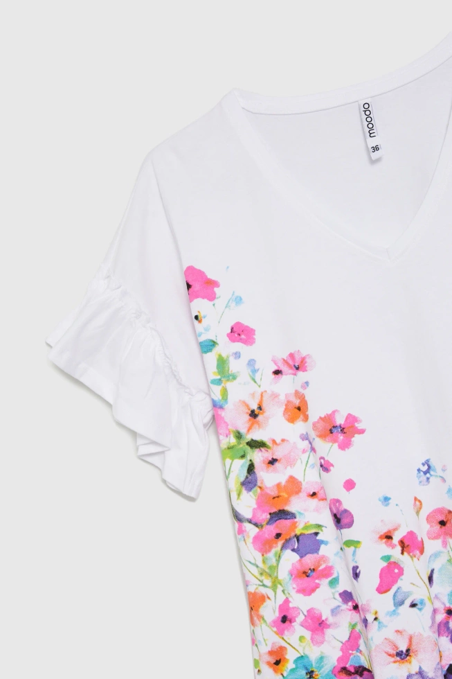 WOMEN'S TSHIRT L-TS-4710 MULTICOLOUR