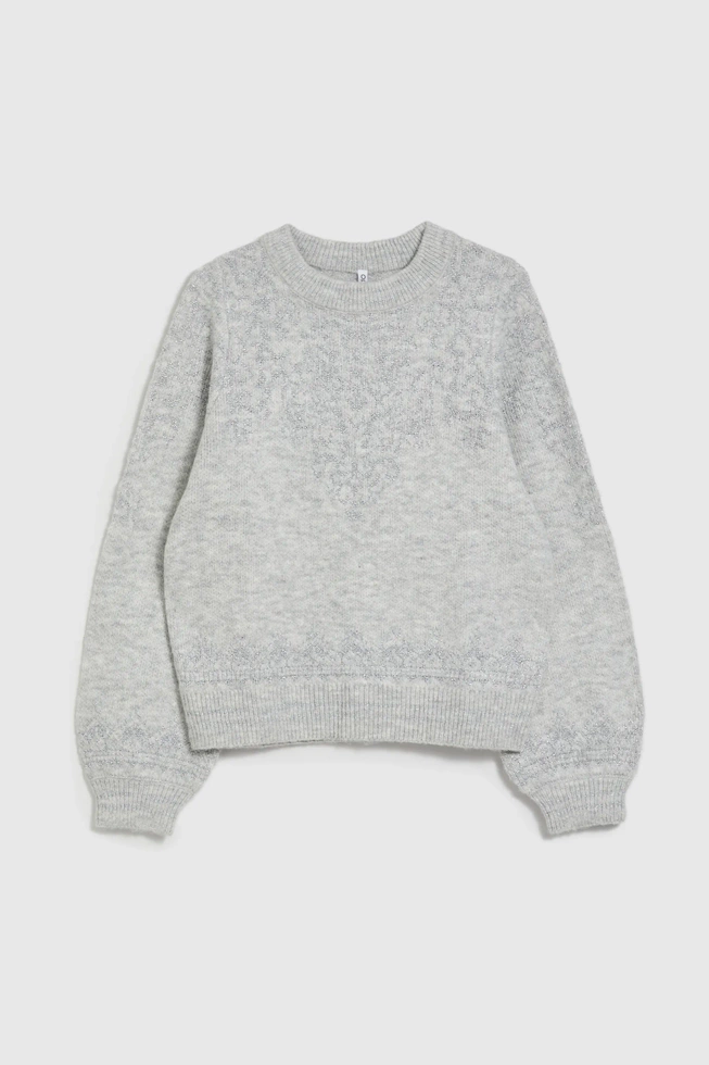 WOMEN'S SWEATER Z-SW-4551 GREY MEL