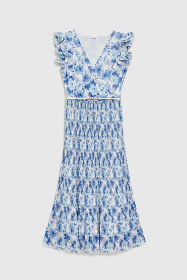 WOMEN'S DRESS L-SU-4921 L.BLUE