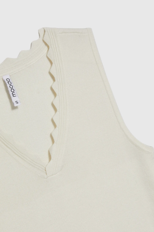 WOMEN'S TOP L-TS-4717 OFF WHITE