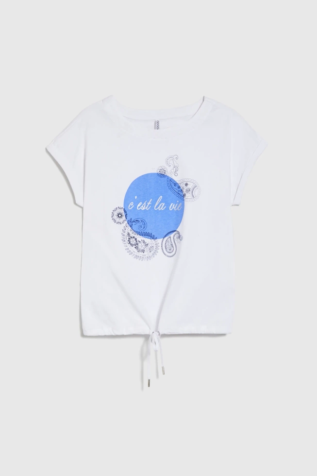 WOMEN'S TSHIRT L-TS-4636 WHITE-set