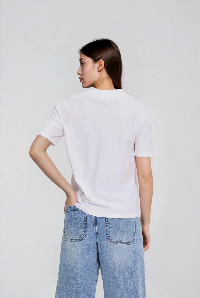 WOMEN'S TSHIRT L-TS-4950 WHITE
