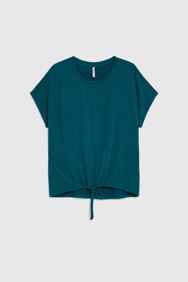 WOMEN'S TSHIRT L-TS-4981 D.GREEN-set