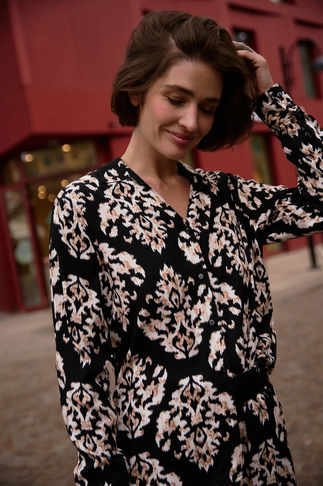 WOMEN'S SHIRT Z-KO-4804 BLACK-set
