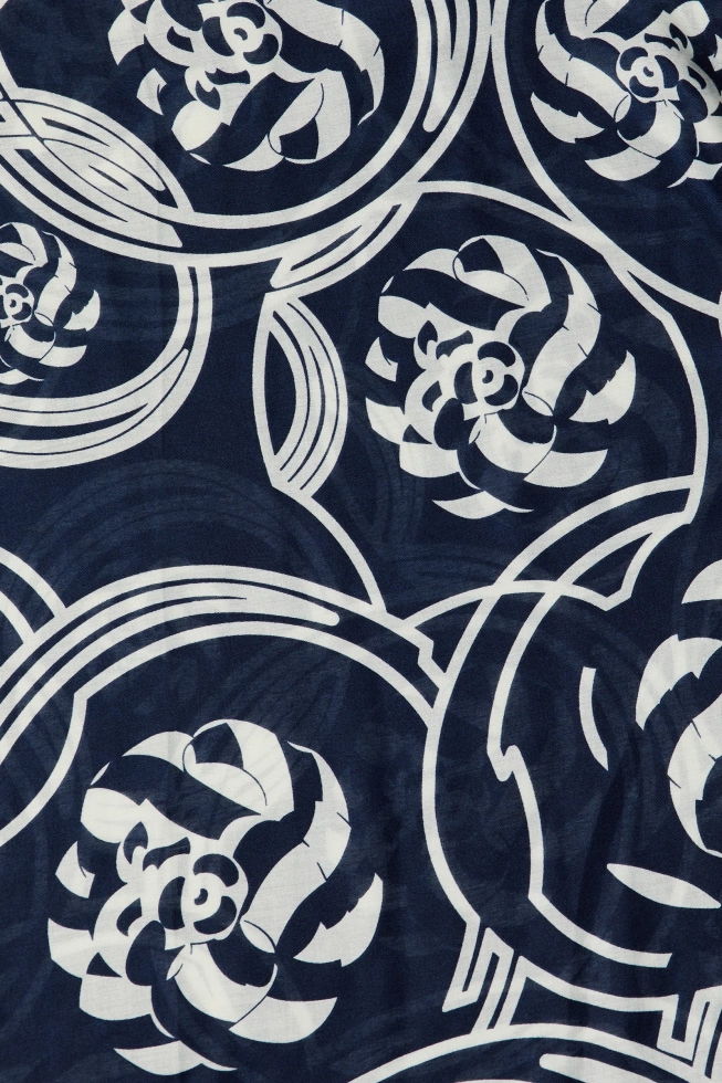 WOMEN'S SCARF L-SZ-4928 NAVY