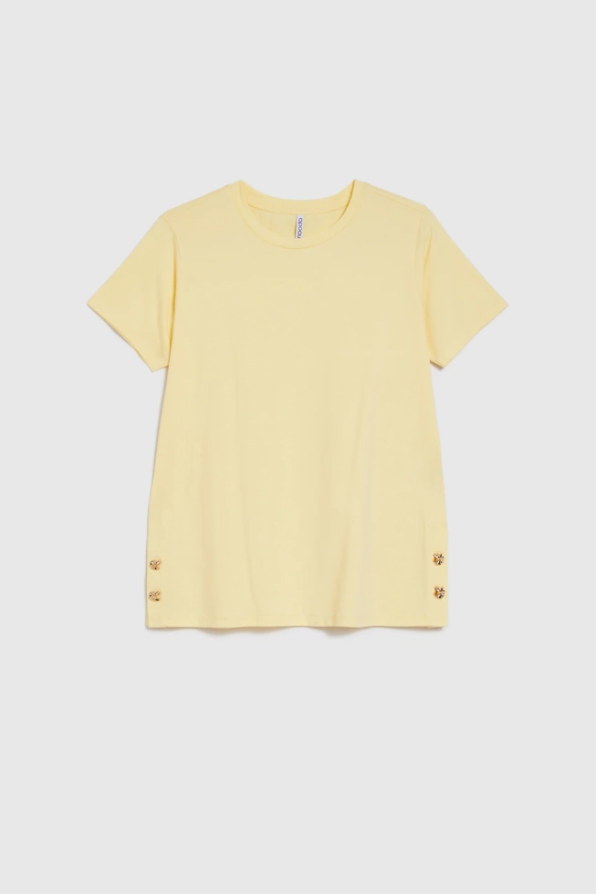 WOMEN'S TSHIRT L-TS-4913 L.YELLOW