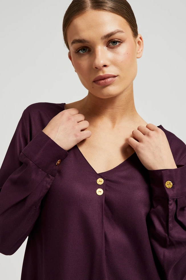 WOMEN'S SHIRT Z-KO-4512 D.VIOLET