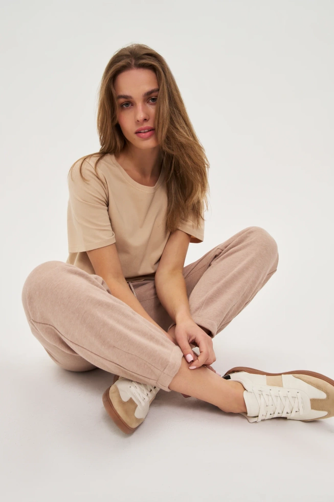 WOMEN'S TSHIRT Z-TS-4804 BEIGE