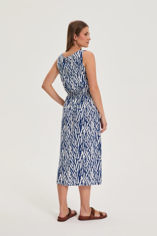 WOMEN'S DRESS L-SU-4658 BLUE