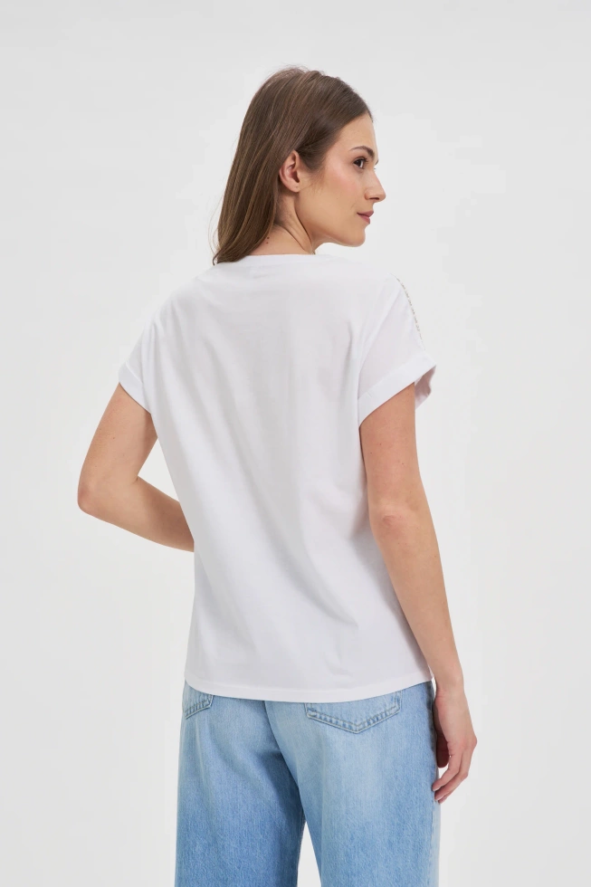 WOMEN'S TSHIRT L-TS-4650 WHITE