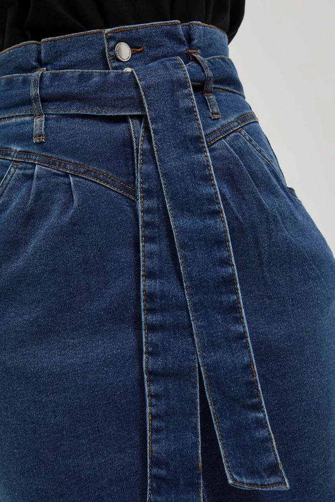 LADIES SKIRT L-SC-4009 BLUE