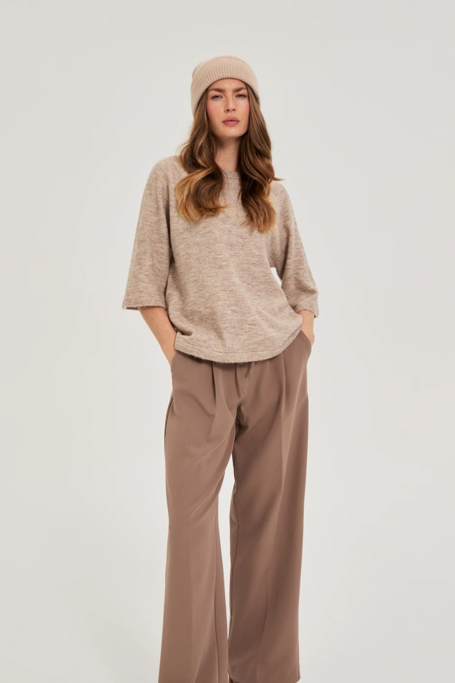 WOMEN'S HAT Z-CZ-4803 BEIGE-set