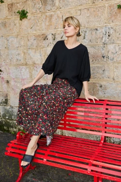 WOMEN'S SKIRT L-SC-4621 BLACK