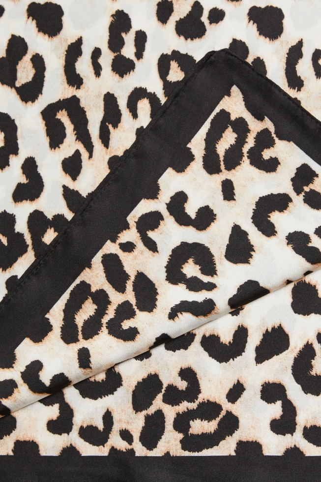 WOMEN'S SCARF L-SZ-4921 BLACK