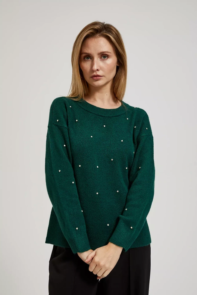 SWETER DAMSKI Z-SW-4251 D.GREEN