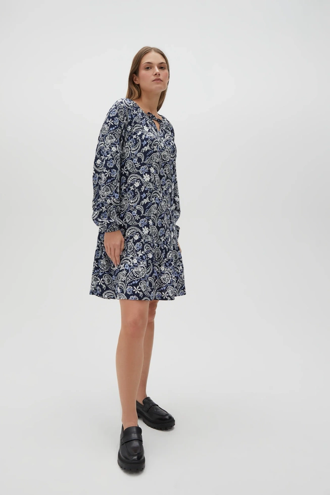 WOMEN'S DRESS L-SU-4608 NAVY