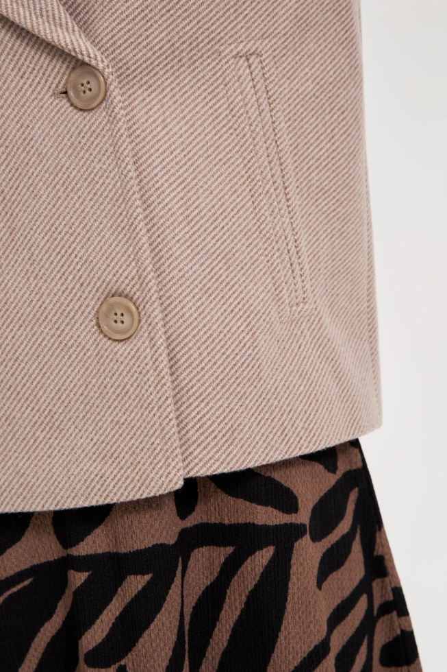 WOMEN'S JACKETS Z-KU-4804 BEIGE