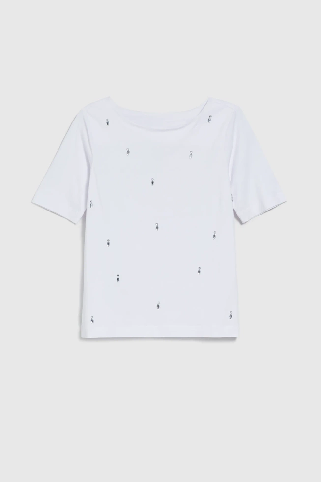 WOMEN'S T-SHIRT Z-TS-4537 WHITE