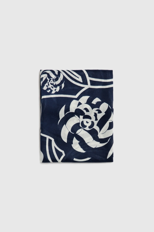 WOMEN'S SCARF L-SZ-4928 NAVY