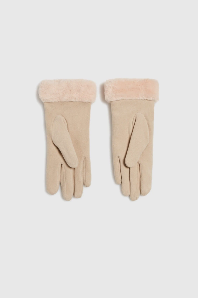 WOMEN'S GLOVES Z-RE-4506 BEIGE