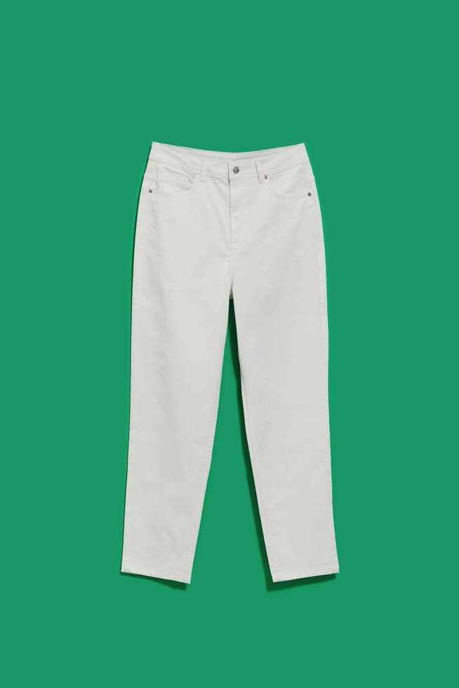 LADIES JEANS L-JE-4000 OFF WHITE