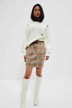 Checked skirt
