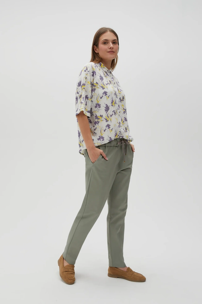 WOMEN'S PANTS L-SP-4614 OLIVE-set