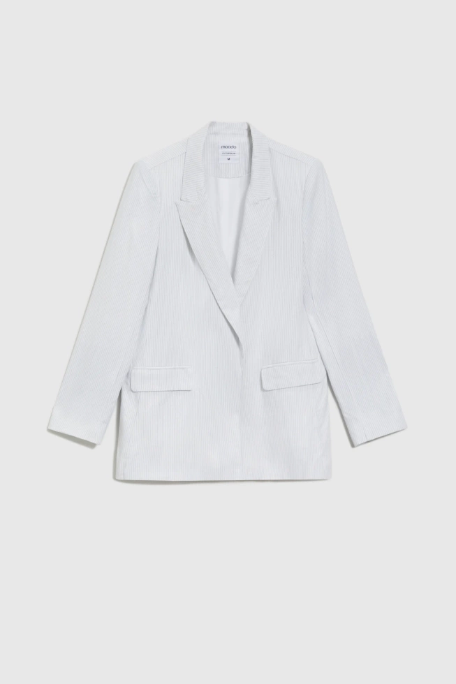 MARYNARKA DAMSKA L-MR-4616 WHITE