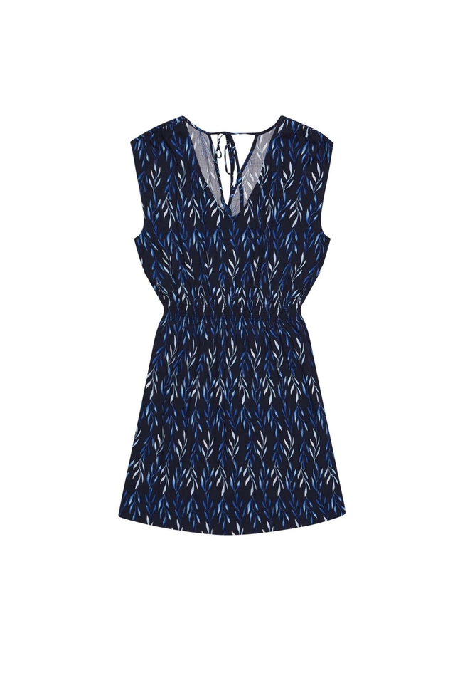 Patterned viscose dress