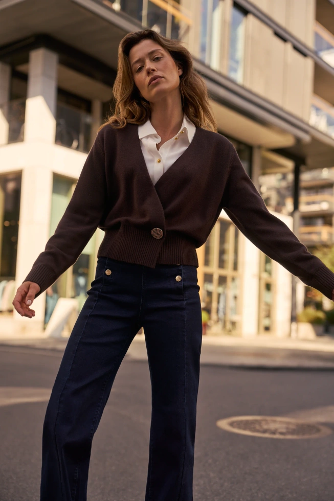 SWETER DAMSKI Z-SW-4873 BROWN
