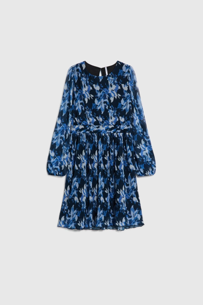 WOMEN'S DRESS L-SU-4906 NAVY-set