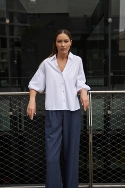 WOMEN'S SHIRT Z-KO-4805 OFF WHITE