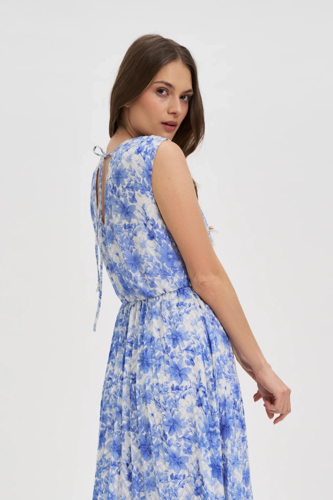 WOMEN'S DRESS L-SU-4630 L.BLUE