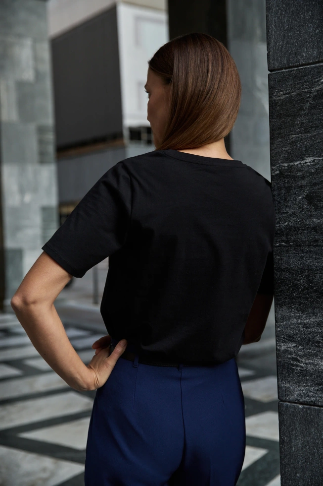 WOMEN'S TSHIRT Z-TS-4832 BLACK