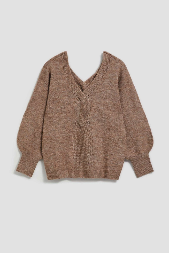 SWETER DAMSKI Z-SW-4260 D.BEIGE MEL