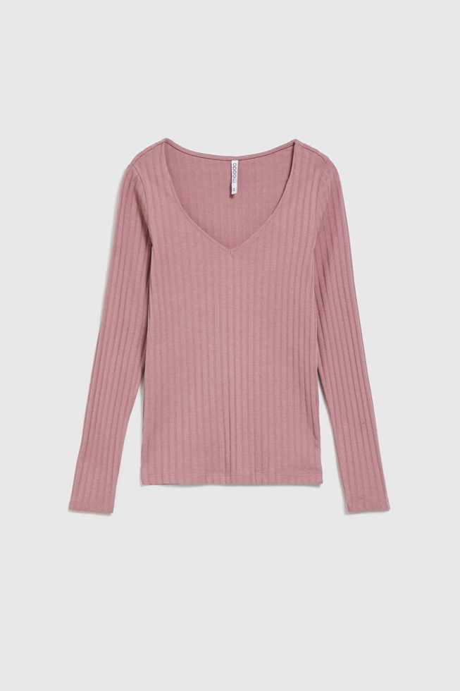 WOMEN'S LONGSLEEVE Z-TS-4519 DUSTY PINK