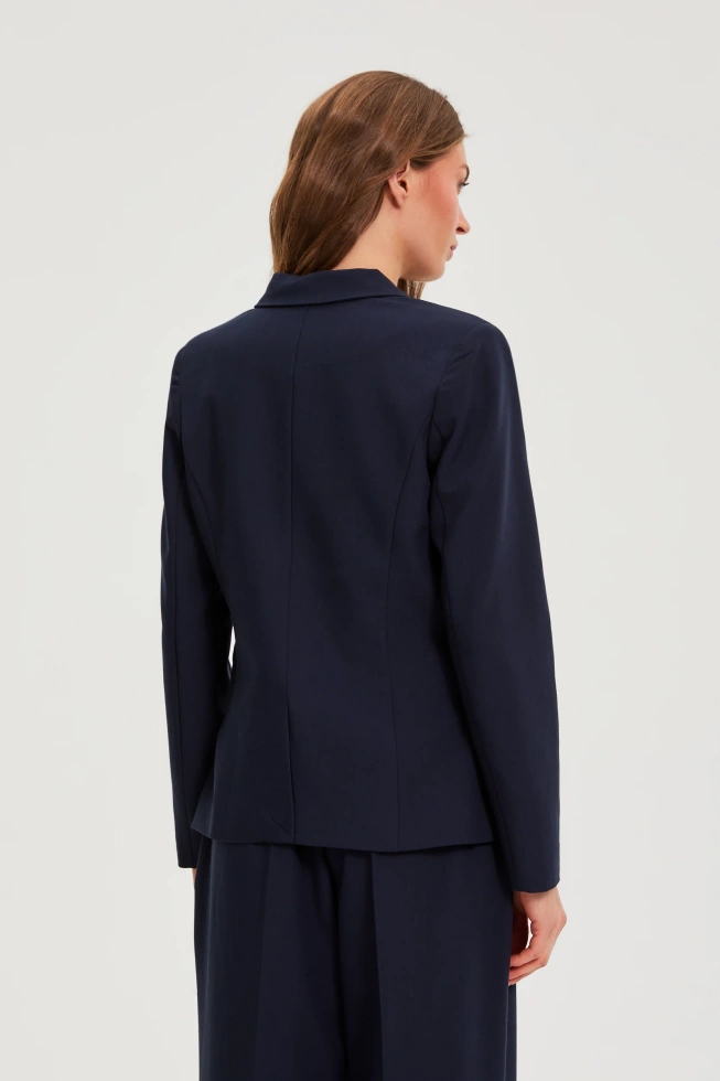 WOMEN'S BLAZER L-MR-4925 NAVY