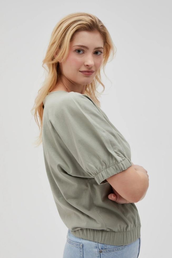 WOMEN'S TSHIRT L-TS-4619 OLIVE-set
