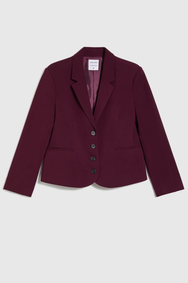 MARYNARKA DAMSKA Z-MR-4812 BURGUNDY-pakiet