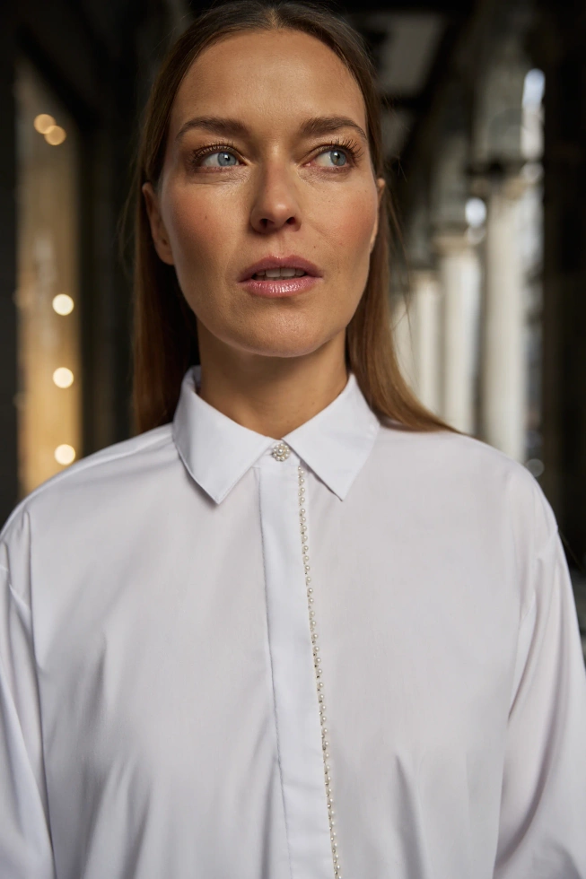 WOMEN'S SHIRT Z-KO-4825 WHITE-set