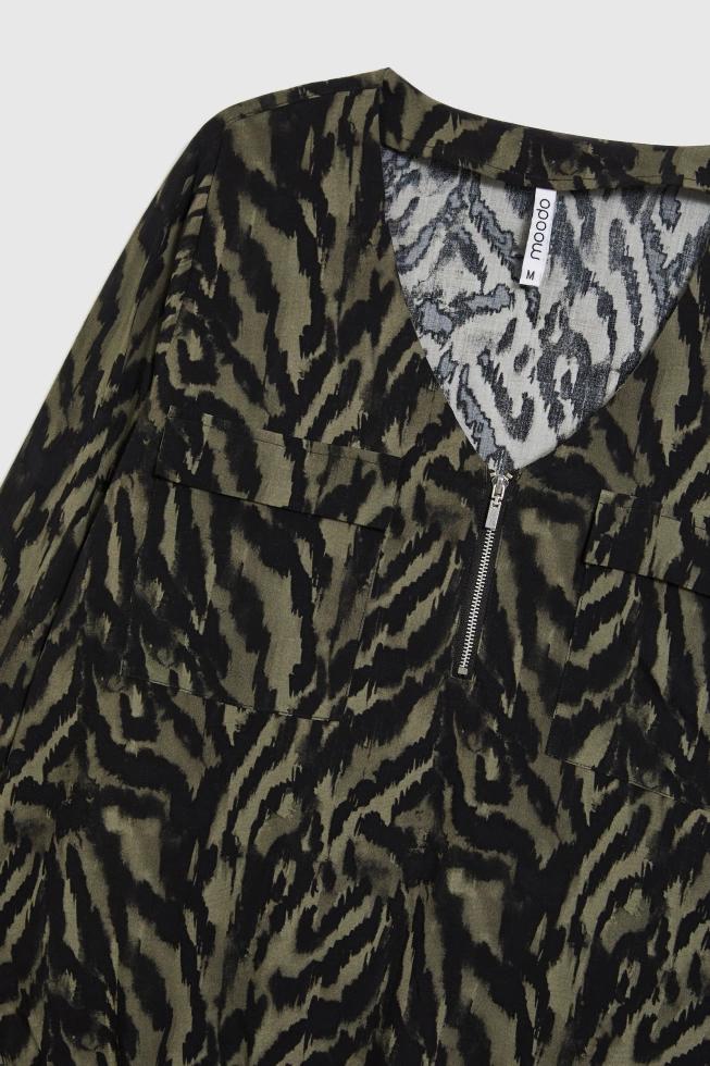 WOMEN'S SHIRT Z-KO-4821 D.OLIVE