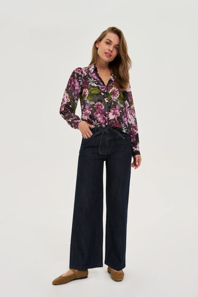 WOMEN'S SHIRT Z-KO-4807 BLACK