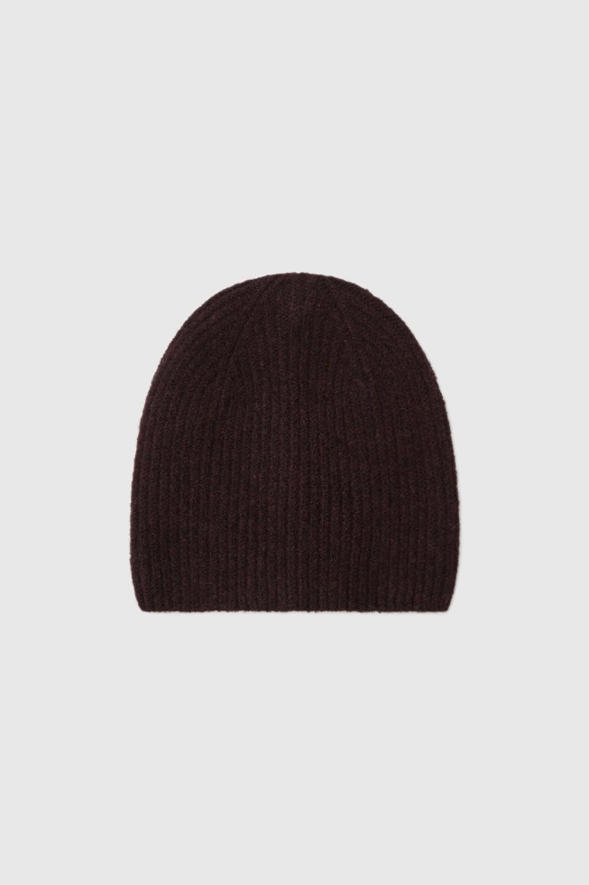 WOMEN'S HAT Z-CZ-4813 BURGUNDY MEL