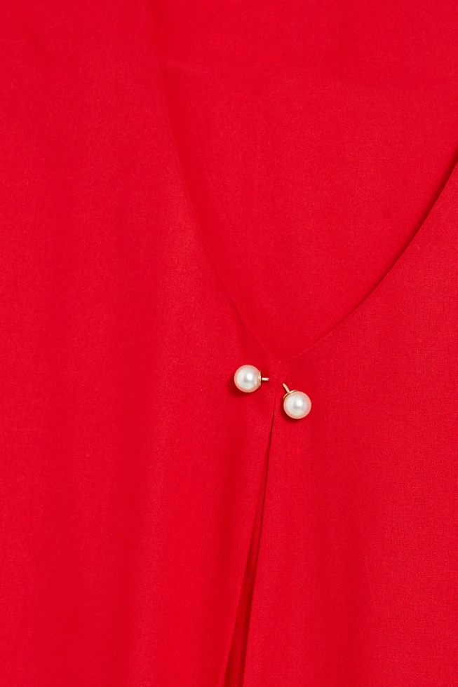 WOMEN'S SHIRT L-KO-4662 RED
